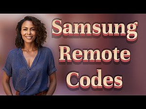 Which Universal Remote Codes Work for Samsung Smart TVs?