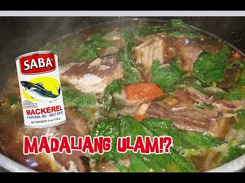 QUICK RECIPE FOR CANNED MACKEREL / SALMON | GINISANG SALMON