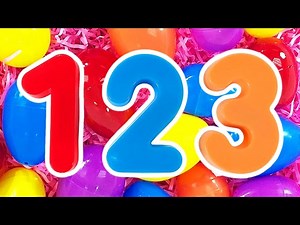123 Surprise Eggs | Learn Numbers & Counting Compilation, Teach Toddlers Colors, ESL Learning Videos - Videos For Kids