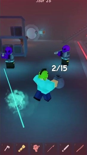 He PROTECTED me from the WORST ALIENS for 99 nights in the forest 👽🤣#roblox #shorts