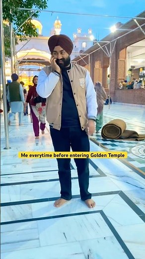 Me everytime before entering Golden Temple | Mr.Param #shorts