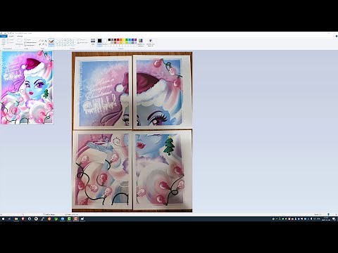 Windows 10 – Paint – Impression d’une image en gros sur plusieurs feuilles