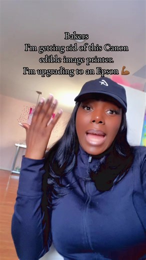 Canon TS702a is a BS printer for edible images. Epson me ASAP#letthem #edibleimage #epson #bakerproblems