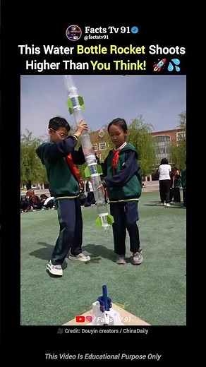 The Water Bottle Rocket That Shoots Into the Sky! 🚀💦
