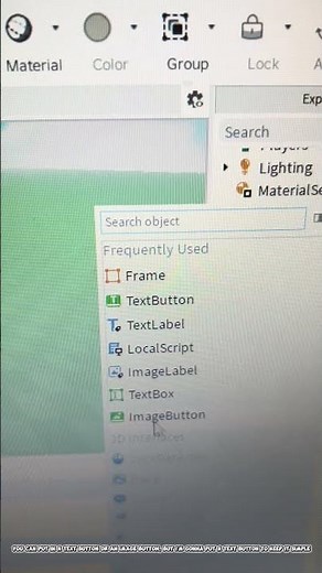 How to make a game pass button, Roblox studio