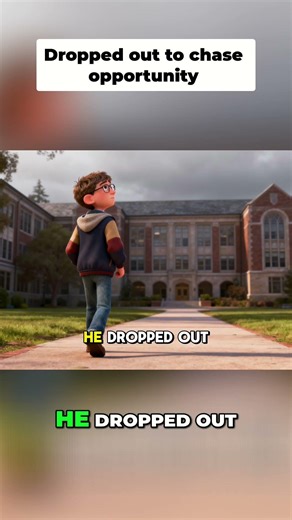 Dropped Out of Harvard to Start Microsoft: Visionary Move! #shorts