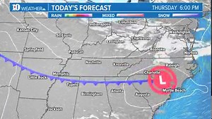 2.2K views · 36 reactions | **TODAY'S FUTURECAST** A weak, dry cold front swings in today. All it will do is shift the wind from the southwest to the northwest later today. www.wbir.com/weather | WBIR Weather | Facebook