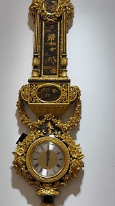 Step into luxury with our Baroque-inspired wall clock! Exquisite long-shaped design adorned with ornate patterns Elevate your home decor and make a statement Get yours now! | HomeDor