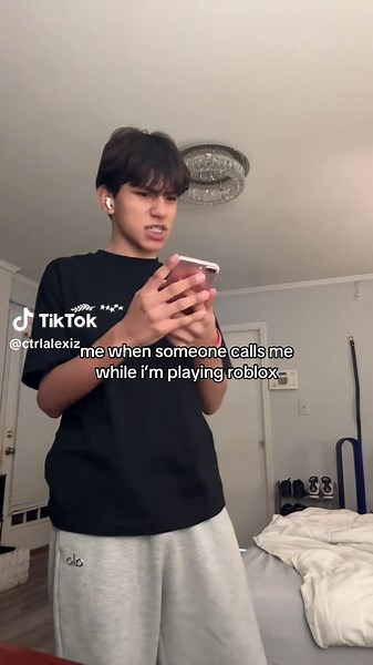 When You Get a Call While Playing Roblox
