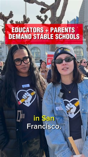 DSA San Francisco | SCHOOLS CAN’T WAIT! FUND EDUCATORS 🍎 Thousands of @unitededucatorsofsf educators, parents, and students joined picket lines and rallied at... | Instagram