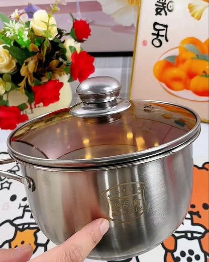 18cm Induction Base Stainless Steel Milk Pan: Versatile Cooking for Every Kitchen