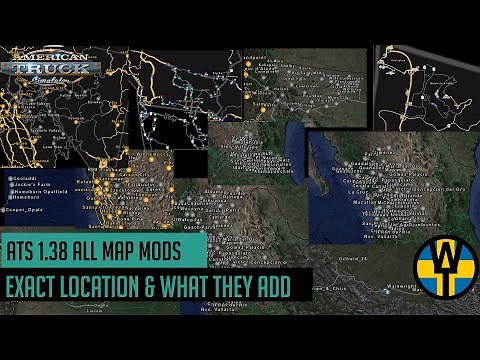 ATS 1.38 - This is where all the addon map mods are located and what they include