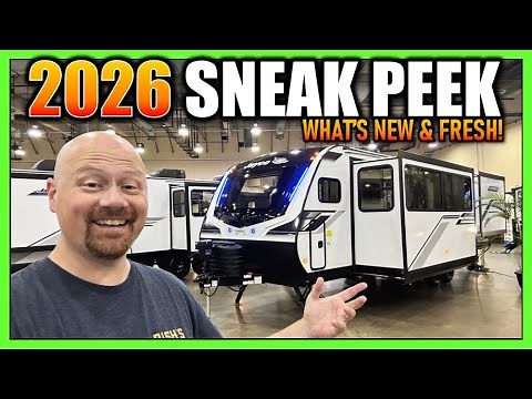 SNEAK PEEK First Look at NEW 2026 Jayco Travel Trailers!