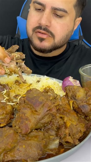 811K views · 10K reactions | ASMR; Eating Spicy Mutton Curry with Rice+Extra Gravy Raw Onions Drinks Real Mukbang No Talking #ASMRMukbang #MuttonCurry #SpicyMutton #RiceAndCurry #NoTalkingMukbang #RealMukbang #FoodASMR #IndianFoodie #ExtraGravy #RawOnions #DesiFood #SpicyFoodLovers #EatingShow #SilentMukbang part 5 | Rfeating Asmr | Facebook