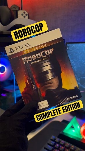 RoboCop Rogue City Complete Edition PS5 Unboxing | Physical Copy, Steelbook & Extras 🔥#shorts #ps5