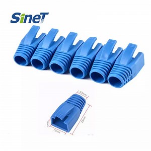 [Hot Item] Cat5e CAT6 Plug Boot Rubber Cable Boots RJ45 Connector 8p8c Connector Cat5e CAT6 RJ45 Plug Boot