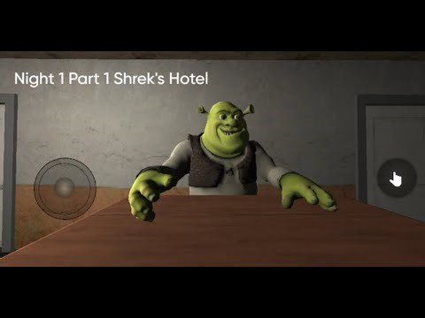 Playing Five Nights at Shrek's hotel Night 1