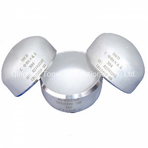 [Hot Item] Stainless Steel Pipe Threaded End Cap Wood Handrail End Cap