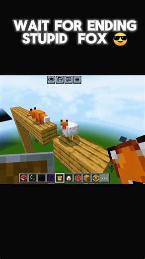 Minecraft Wait for ending Stupid Fox #minecraft #shortvideo #viral #trending