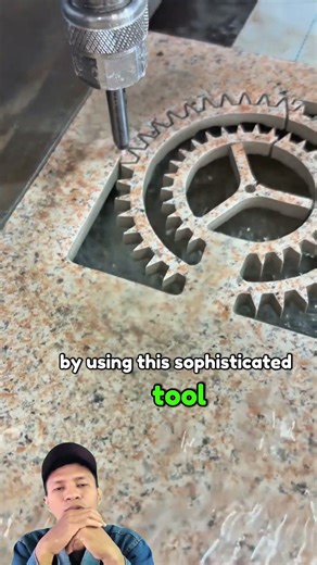 The process of making gears using a CNC machine