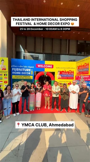 Ahmedabad Explore (Amdavad) on Instagram: "THAILAND INTERNATIONAL SHOPPING FESTIVAL & HOME DECOR 🌍 Thailand International Shopping Festival ✨ Discover exclusive products from across the globe: 🇹🇭 Thailand – Flowers, Kids’ Accessories, Home Décor, Women’s Accessories, Pearl Jewellery, Thai Umbrellas, Oils & Balms, Clothing, Handbags, Artificial Jewellery 🇸🇬 Singapore – Handbags & Women’s Accessories 🇰🇷 Korea – Women’s Accessories 🇦🇪 Dubai – Jewellery, Baklava, Perfumes & Chocolates 🇮🇷