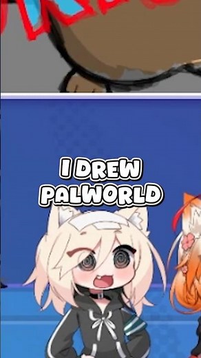 VTUBER DRAWING WITH THEIR FEET #vtuber #vrchat #garticphone