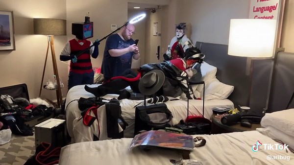 Highest Production Value at MomoCon 2024: Blitzo, Chaz, Stolas, Vox Cosplays