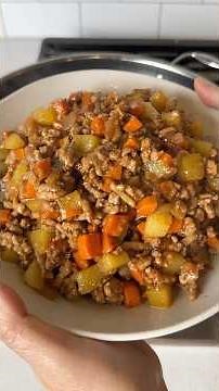 Simpleng Pork Giniling with Oyster Sauce