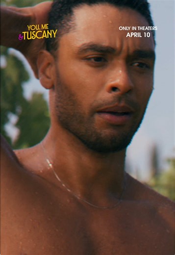 Manifesting a Valentine who looks at you the way Regé looks at Halle 😍✨ Experience You, Me & Tuscany in theaters April 10!