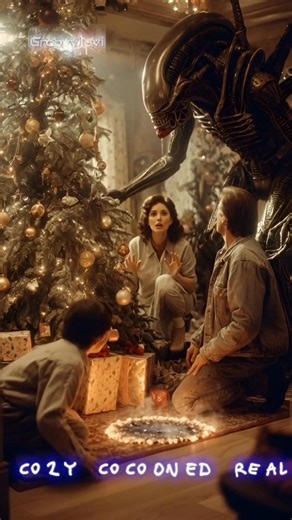 Ho-ho-HISS: The kids wanted a puppy… Santa delivered an alien apex predator duo instead MERRY HISSSMAS #Predatorfanspage #xenomorphfanspage #christmas2025 | Xenomorph Fanspage
