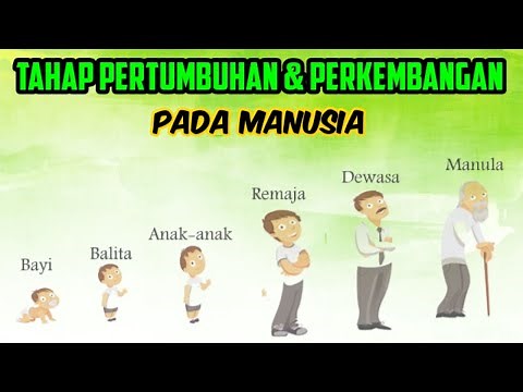 Video pembelajaran tahap pertumbuhan dan perkembangan manusia