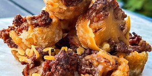 Bacon Cheeseburger Tater Tot Bites