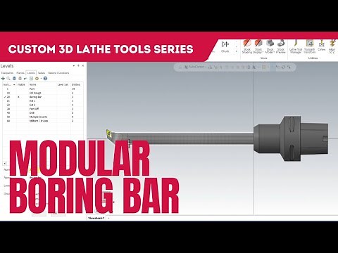 3D Lathe Tools: Modular Boring Bar (Episode 2)