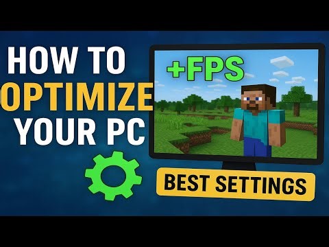 How to Optimize PC and get more FPS in Minecraft and another games