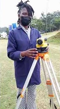 Levelling survey using dumpy level