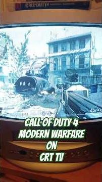 PS3 on a CRT TV - Call of Duty 4: Modern Warfare - Back to Christmas 2007