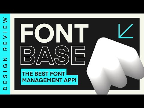 FontBase: The BEST Font Management App for Independent Designers!