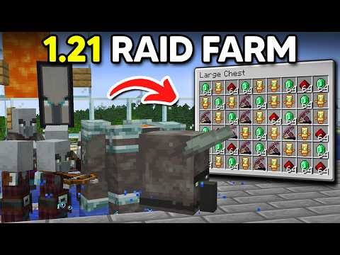 EASY Raid farm in Minecraft 1.21+ (Unlimited Totems & Emeralds)