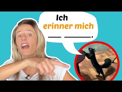 How to say "I REMEMBER..." in German