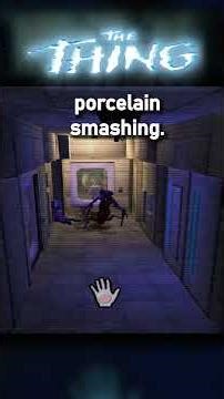 That's one way to keep a monster occupied 😂#TheThingGame #BlindPlaythrough