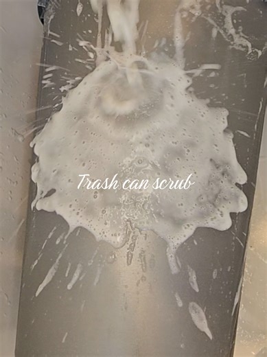 I finally managed to scrub my trash can today, it was so satisfying 🤤😍 #fyp #sudsycleaning #asmrsounds #sudsycleaning #creatorsearchinsights