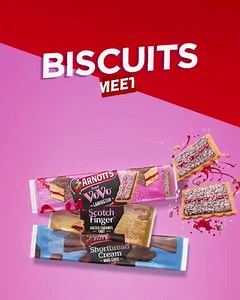 Our treasured Iced Vovo has been given a royal make over! Heavenly chocolatey fondant, gooey raspberry, topped with coconut. | Arnott's Biscuits