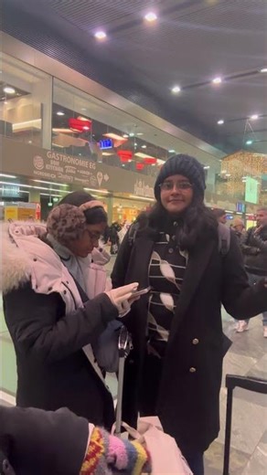 Vienna bus station centre #indiangirlinabroad #travel #christmastime #winter #studentdailyroutine