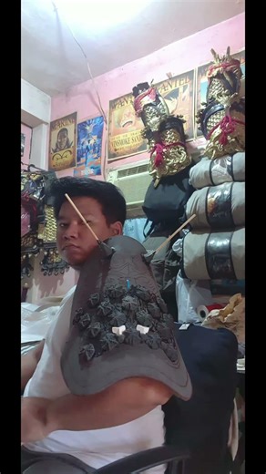 creating the left pauldron for the bull demon king armor set from black myth wukong #fypシ #cosplay