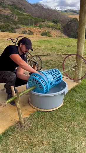 Boy made a desi washing machine in his trip😱#shortsvideo