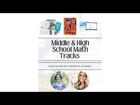 Homeschool Middle & High School Math Tracks
