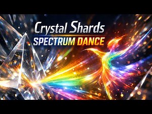 Crystal Shards ● Cosmic Spectrum Dance | Cinematic Light Ballet