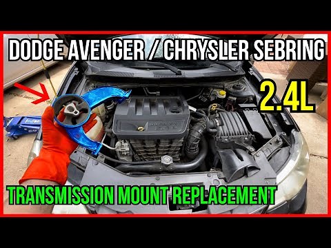 How to replace transmission mount on Chrysler Sebring , Dodge Avenger and Journey 2.4L engine