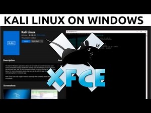 WSL - How To Install xfce4 On Kali Linux | Windows 10 Video Lecture | Get to know Ethical Hacking (English) - Software Development