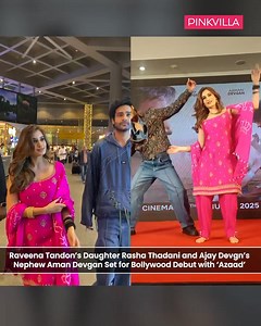 Rasha Thadani and Aman Devgan are all set to make their Bollywood debut! The young stars are busy promoting their upcoming film Azaad, and fans can’t wait to see them shine on the big screen ❤️ #ajaydevgn #amandevgan #raveentandon #pinkvilla #viral #trending #rashathadani # | PinkVilla